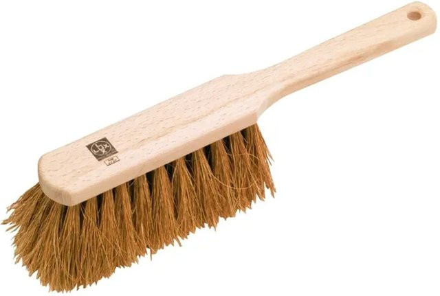 LUX-TOOLS Handfeger mit Kokosborsten aus Holz in Braun - Bild 1