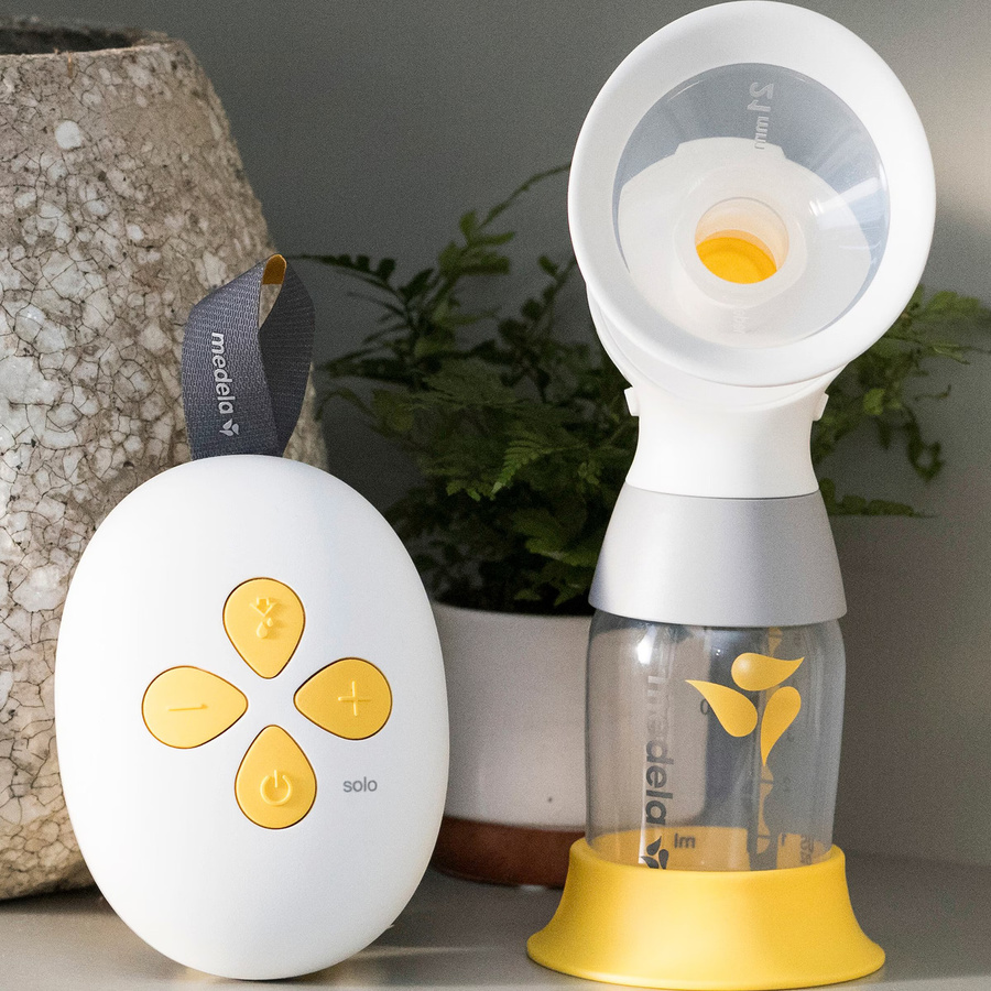 Medela Elektrische Milchpumpe Solo in Weiß mit Akku und Auto-Shutoff - Bild 2