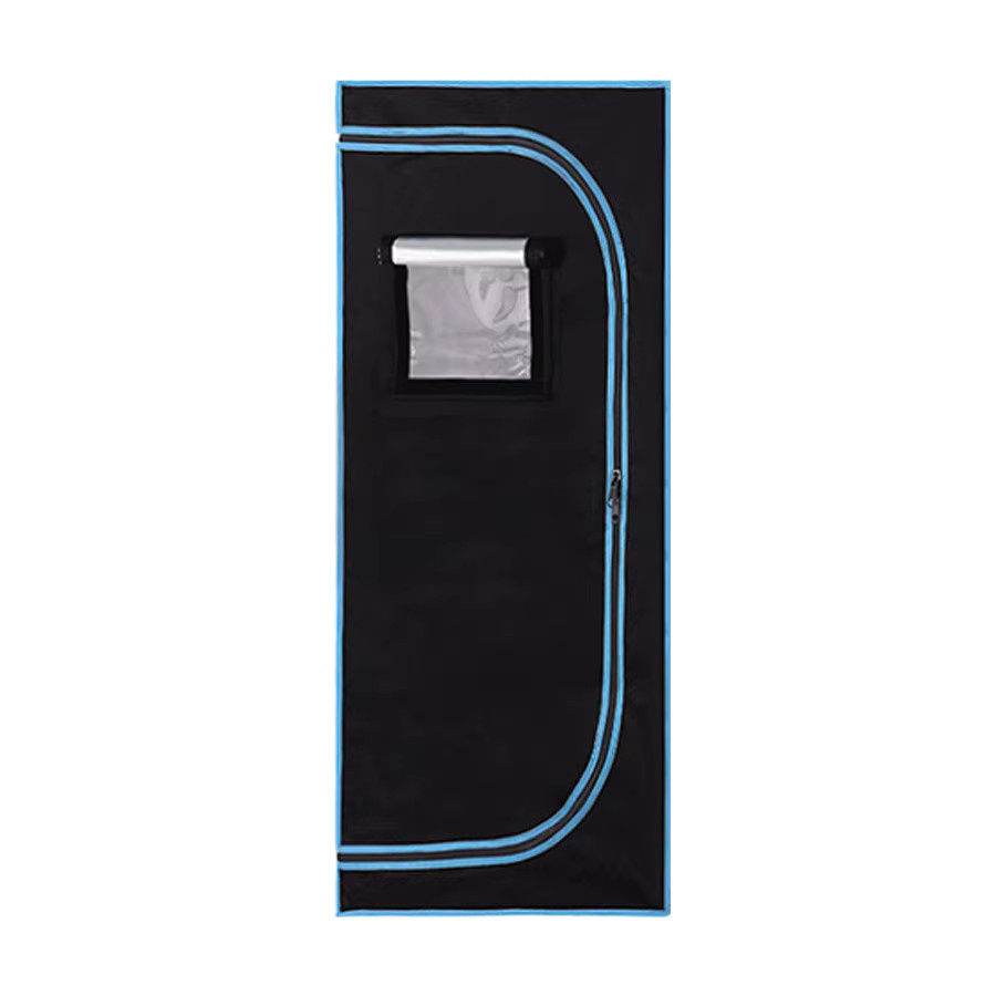 KAVUNION Pflanzenzuchtzelt mit Beobachtungsfenster, erhöhtem Bodenständer und Werkzeugset, Blau, B/T/H: 80 x 80 x 180 cm - Bild 2