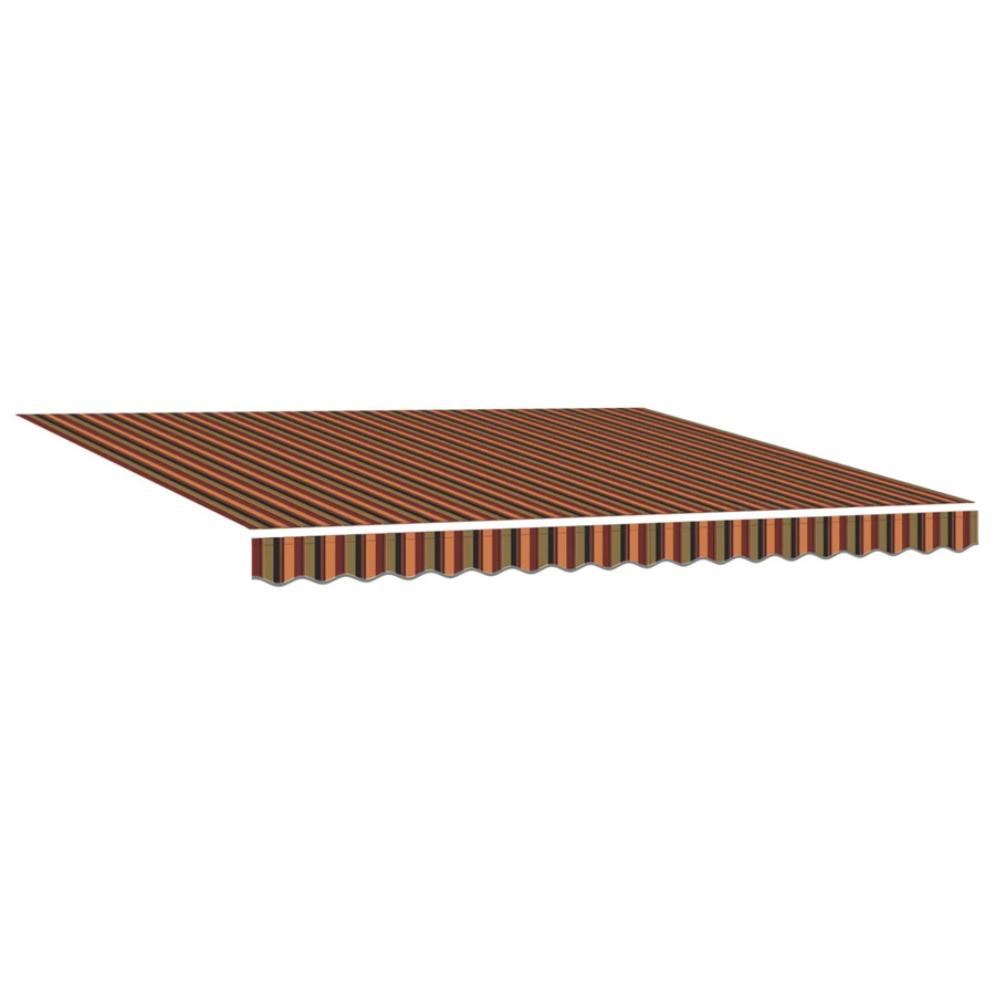 Einziehbare Markise vidaXL in Gelb und Orange, B: 400 cm, T: 350 cm - Bild 2