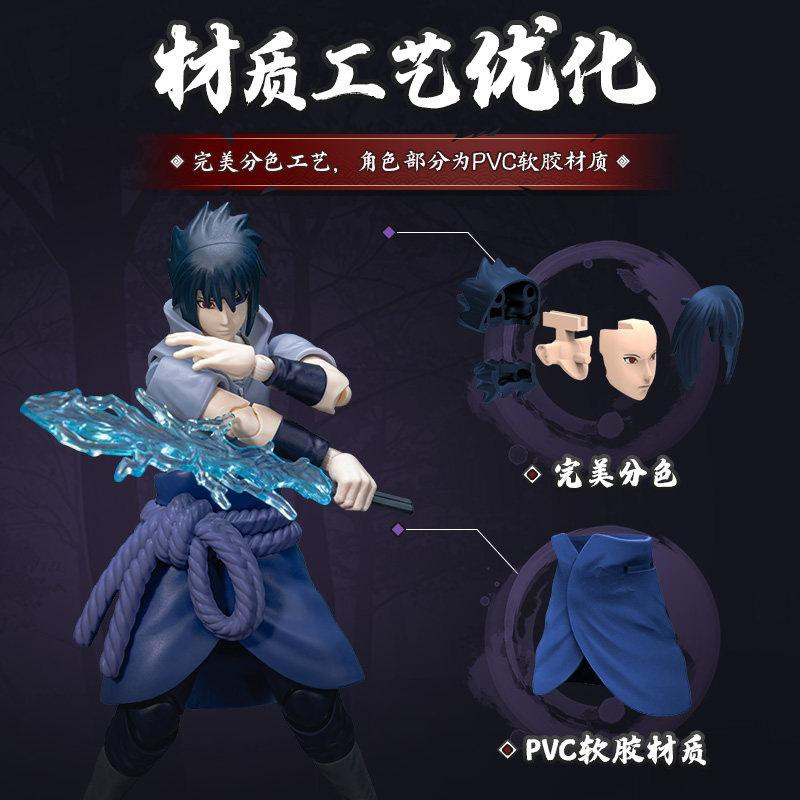 BLOKEES Naruto Uchiha Sasuke Namikaze Minato Champion Class Actionfiguren - Bild 2