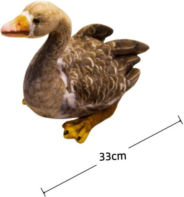 Yiran toy Simulierte Schwan Plüschtiere, Stoffpuppe, Braun - Bild 1