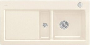 Villeroy & Boch Subway 60 Flat Küchenspüle aus Keramik, flächenbündig, Farbe: Beige - Bild 1