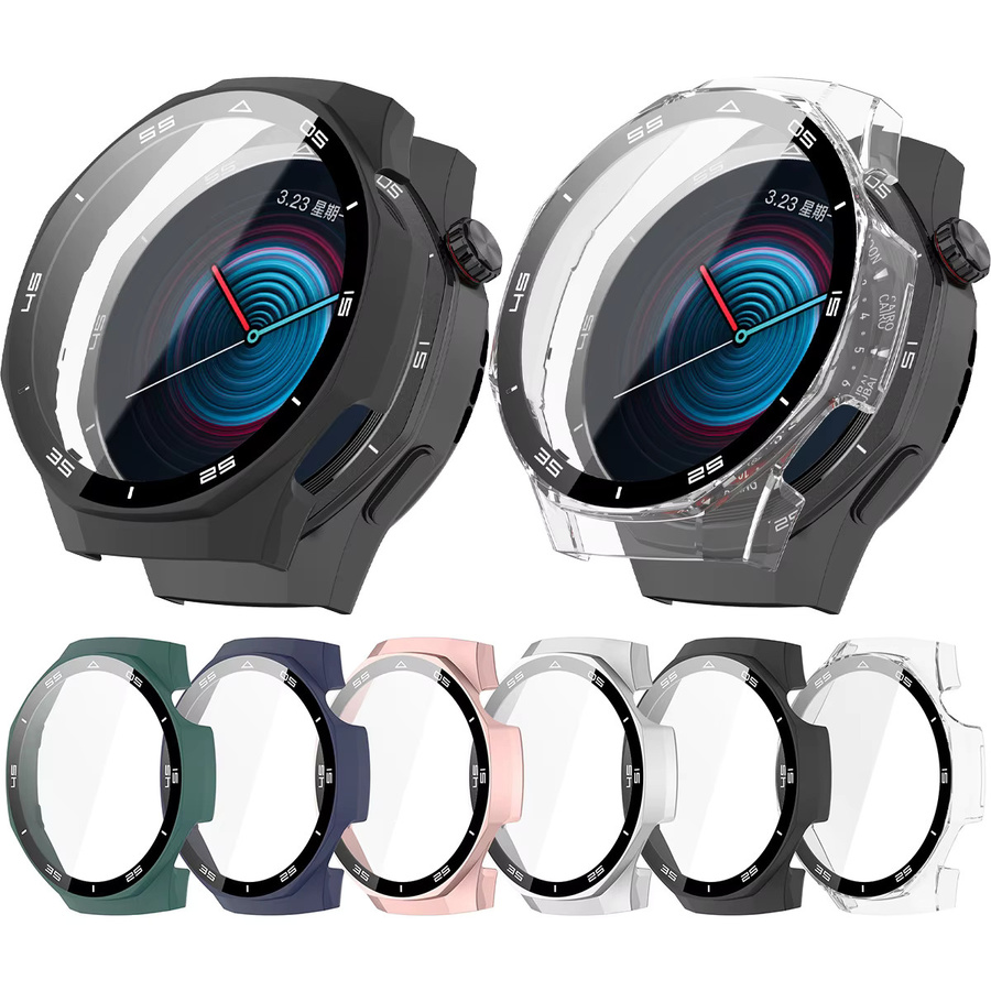 CHIICSMART Hülle für Huawei Watch GT 5/GT5 Pro 46mm, Kunststoff, Schwarz - Bild 5