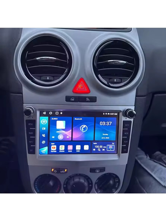 ESSGOO Android 14 Autoradio mit 7 Zoll Display, 64GB, Wireless CarPlay und Android Auto, GPS, Bluetooth, Schwarz, passend für Opel Astra G H, Corsa C D und Vectra - Bild 7
