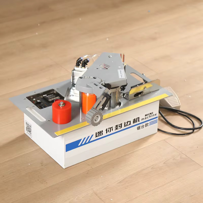 Butoy 800W Holzbearbeitungs-Kantenanleimmaschine mit Sägetisch für PVC und doppelseitiges Kantenanleimwerkzeug-Set - Bild 3