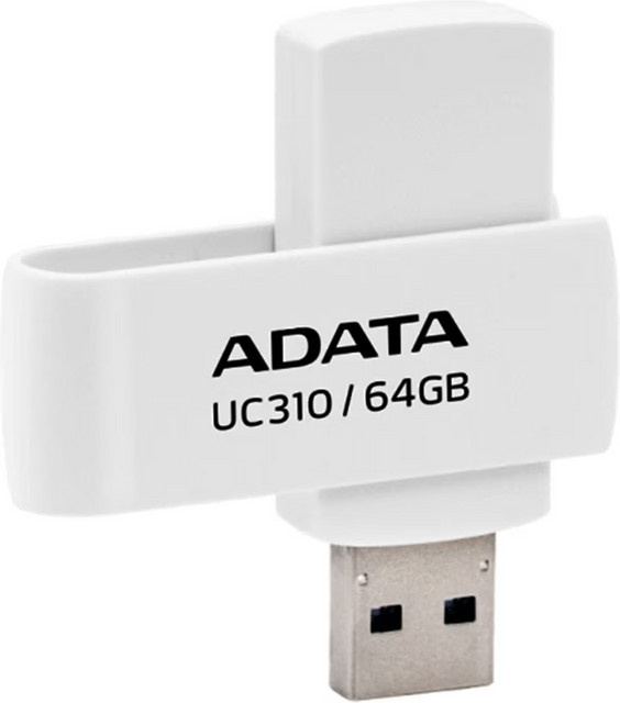 Adata UC310 USB-A 3.2 Flash Drive, 64 GB, Weiß - Bild 1