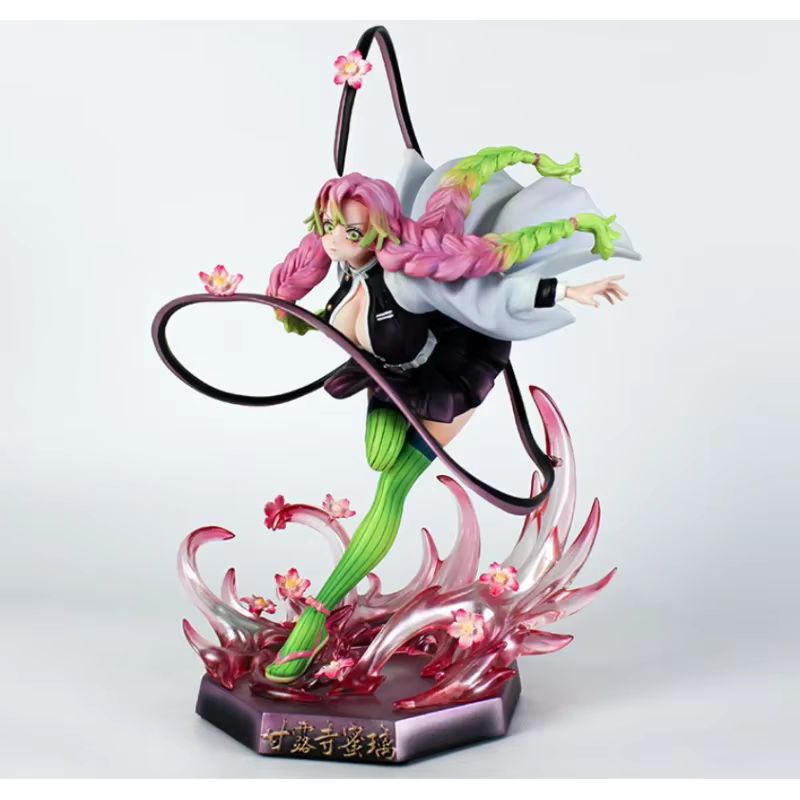 Bandai Demon Slayer Anime Figuren Kanroji Mitsuri, Shinobu, Iguro Obanai und Muichiro Spielzeug in Mehrfarbig aus Kunststoff - Bild 2