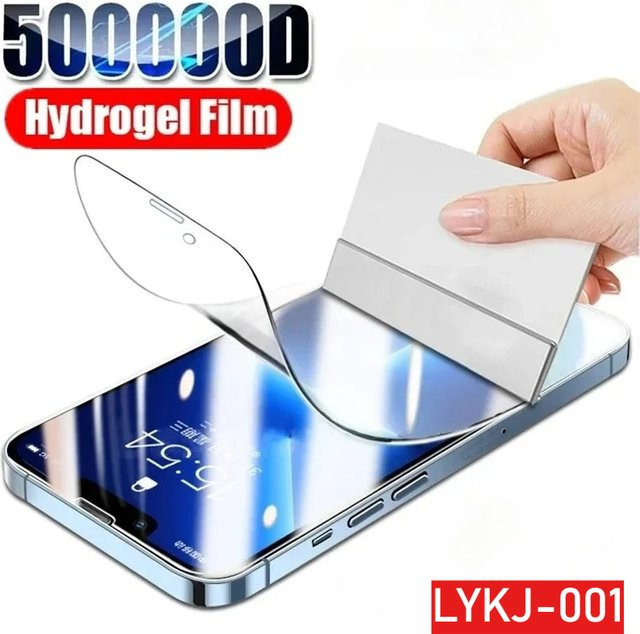 3er-Set Hydrogel-Schutzfolien für Apple iPhone 11 bis 17 Pro Max, Full Cover Displayfolie, transparent - Bild 1