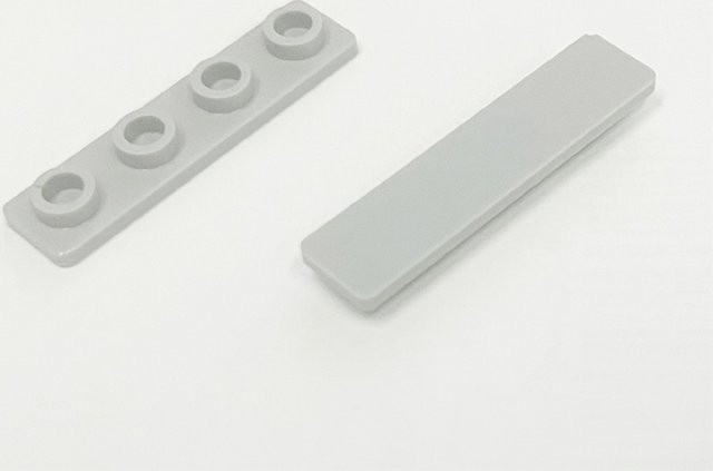 Youe Shone Fliese 1x4 mit Knöpfen Gelb 20-teiliges Set - Bild 1