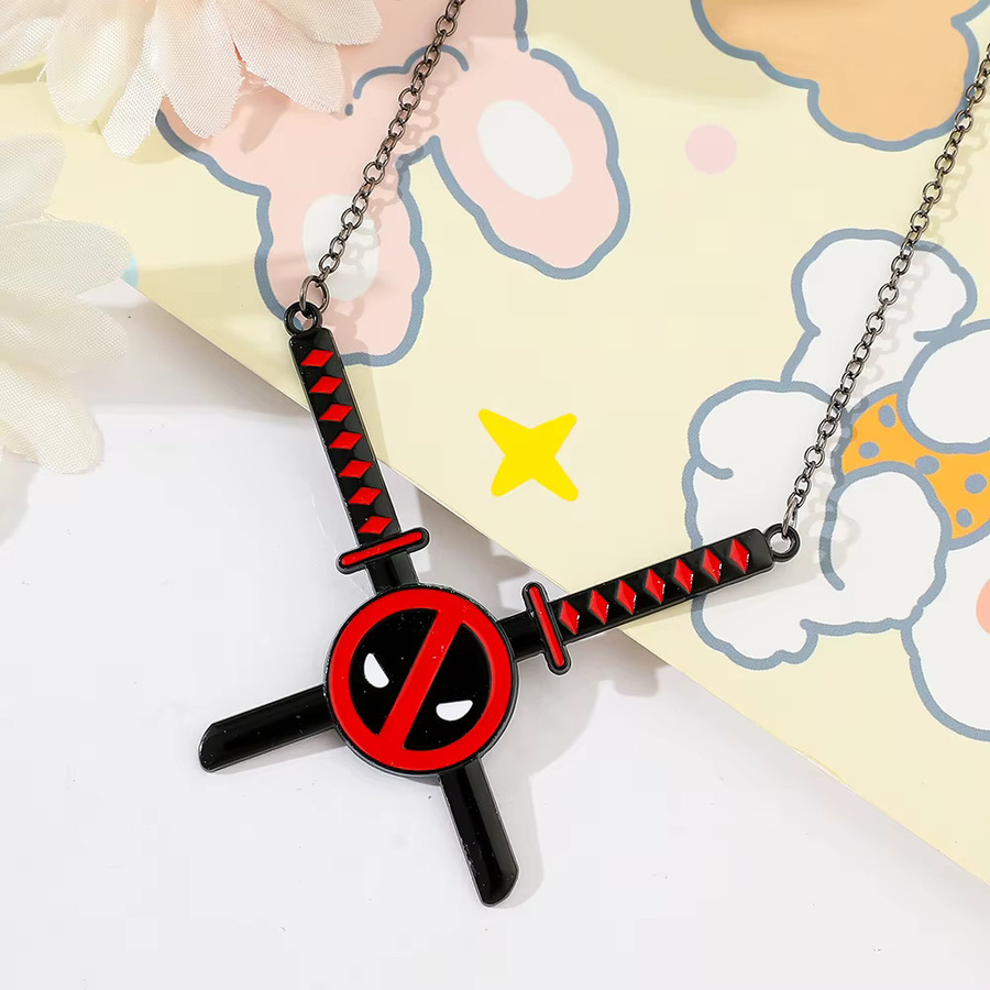 TAKARA TOMY Deadpool Superhelden-Anhänger-Halskette, Unisex - Bild 4