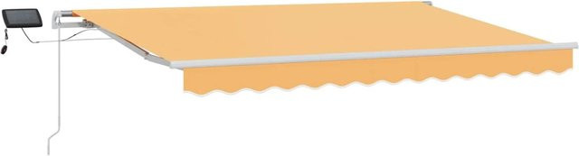 vidaXL Ausziehbare Markise aus Aluminium und Polyester in Sand, B: 300 cm, T: 250 cm - Bild 1