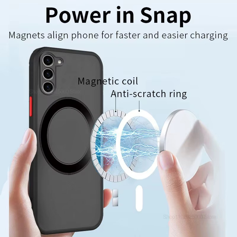 Samsung Armor Hülle für Galaxy S26 S25 S24 S23 Ultra Plus, Magnetisch und Matt in Grün - Bild 2
