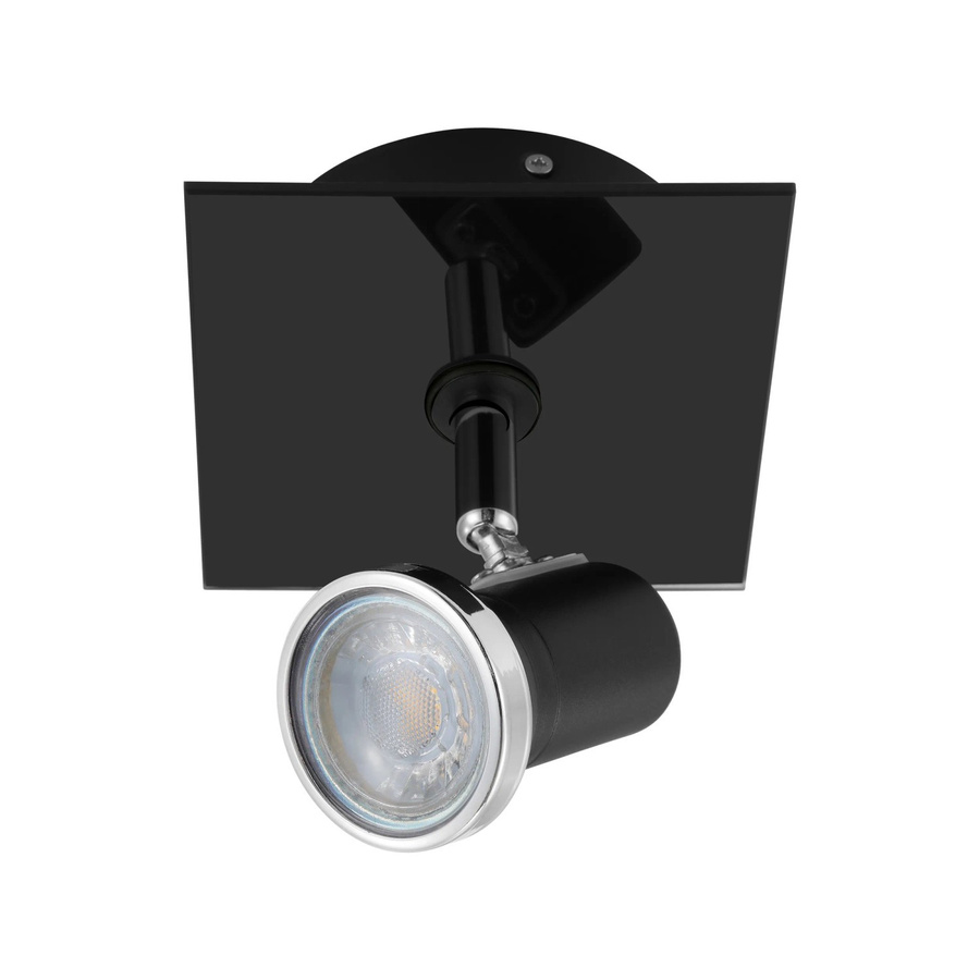 Eglo LED-Spot Tamara GU10 Schwarz aus Stahl und Glas für Feuchträume - Bild 3