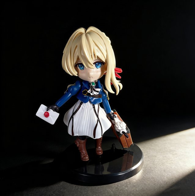 Bandai Violet Evergarden Violet Niedliche Version, Anime Figur, 15cm - Bild 1