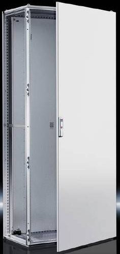 Rittal Schaltschrank aus Stahlblech in Lichtgrau, B/T/H: 80 x 60 x 200 cm - Bild 1