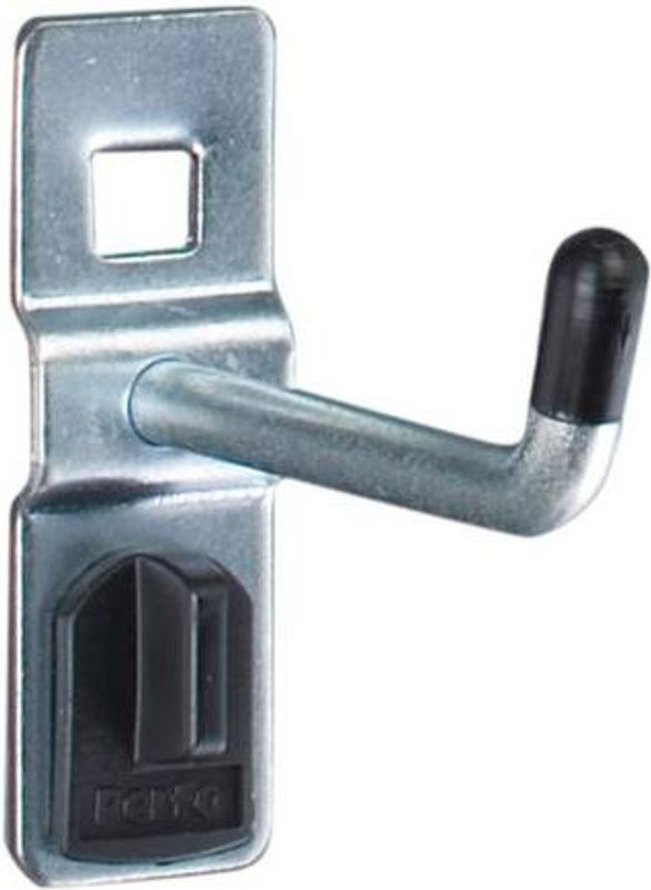 Bott Haken für Lochplatten mit schmaler Grundplatte, Farbe: Silber, B/T/H: 2,0 x 50 x 60 mm, Durchmesser: 6 mm - Bild 2