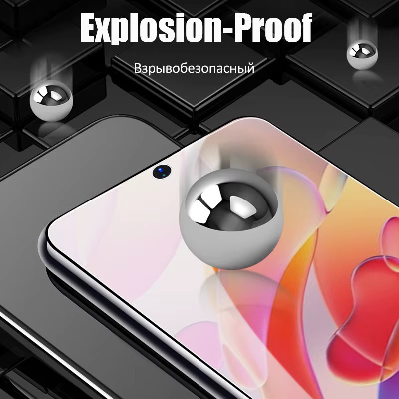 3 Stück Panzerglas Displayschutzfolie für Xiaomi Redmi Note Serie (Redmi Note 14 13 12 Pro 12S 5G, Note 11 10 9 8 7 Pro 9S 10S 11S 8T 10T), transparent - Bild 2