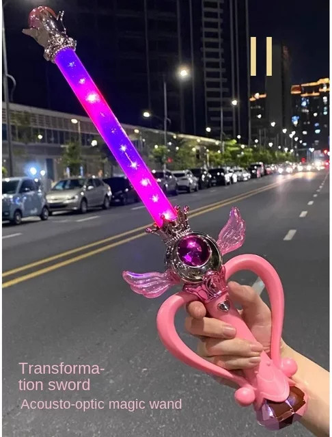 Bandai Fee Zauberstab, Elektronisches Spielzeug, Leuchtendes Laserschwert, Actionfiguren - Bild 1