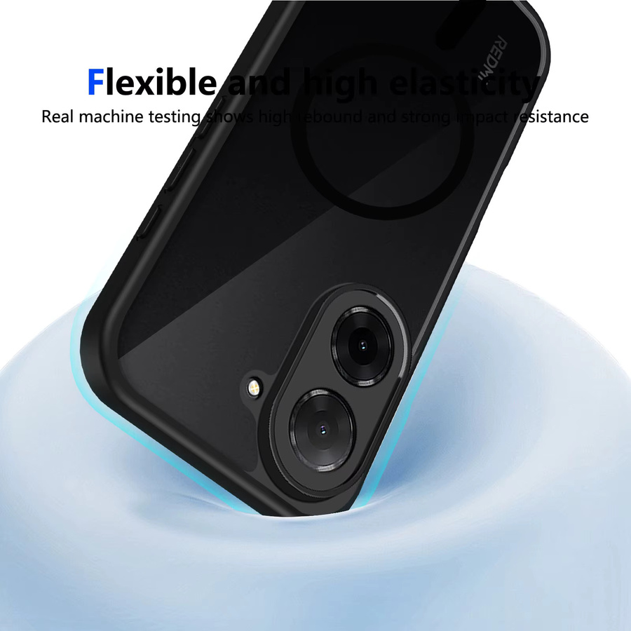 Xiaomi Schutzhülle für Redmi 15 5G 15C 4G HM A3 A5 Transparent Matt mit Magnetischer Drahtloser Ladung und Magsafe Kompatibilität - Bild 4