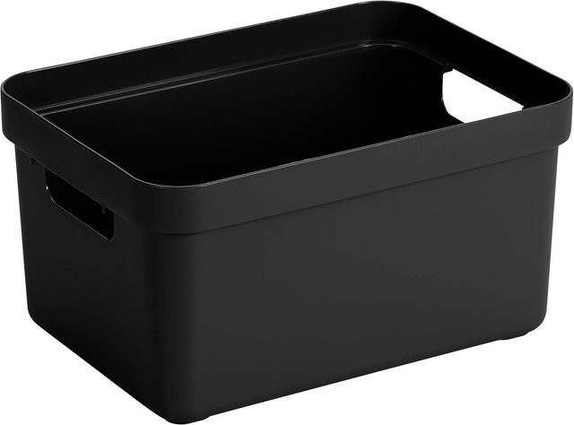 Sunware Aufbewahrungsbox Sigma Home 5, Schwarz, stapelbar mit Griffen - Bild 1