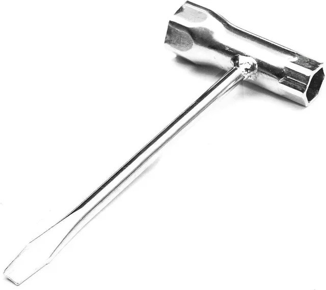 Victopeak Zündkerzenschlüssel 13mm und 19mm aus Edelstahl in Silber für Kettensäge und Freischneider - Bild 1