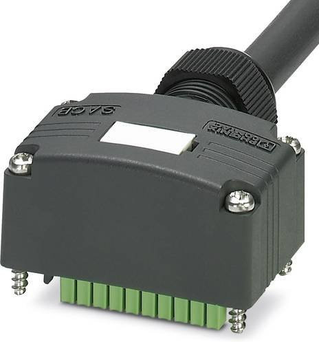 Phoenix Contact Sensor/Aktorbox SACB-C-H180-6/ 6-10,0PUR SCO P 1453122 passiv Anschlusshaube mit Zuleitung in Schwarz - Bild 1