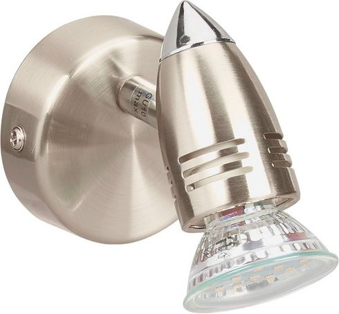 Eglo LED-Wandleuchte MAGNUM in Silber mit GU10 Leuchtmittel und warmweißem Licht - Bild 1