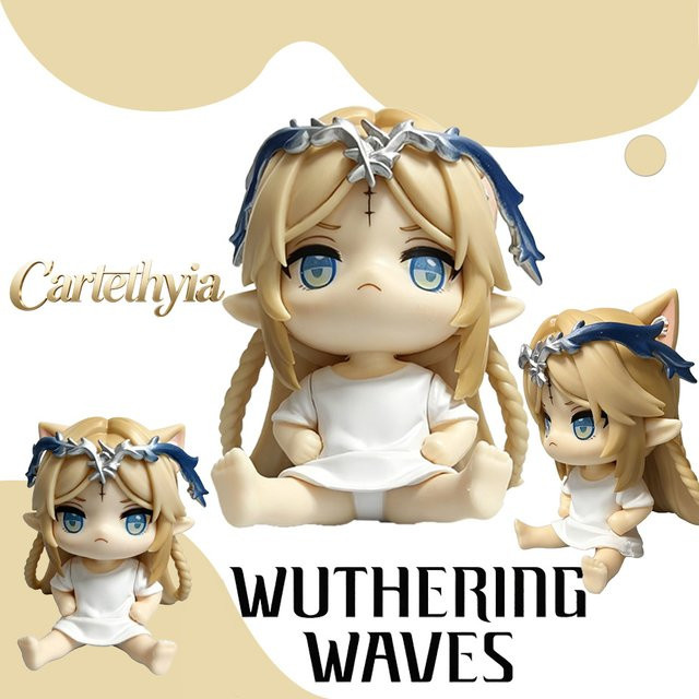 Bandai Wuthering Waves Cartethyia Figur, Weißer Pyjama, PVC-Statue - Bild 1