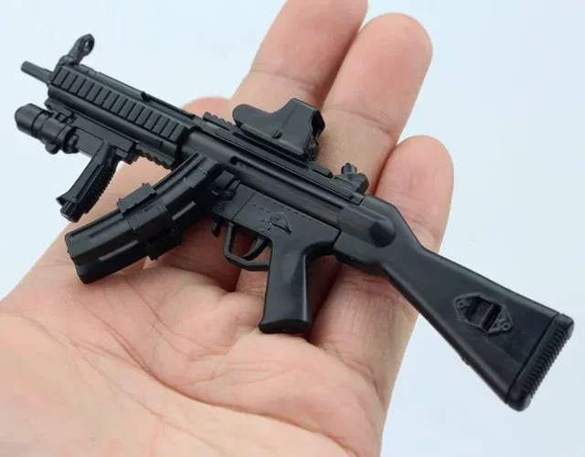 GRAPMAN MP5SD5 Maschinenpistole, 1/6 Modell, Kunststoff, Militär - Bild 1