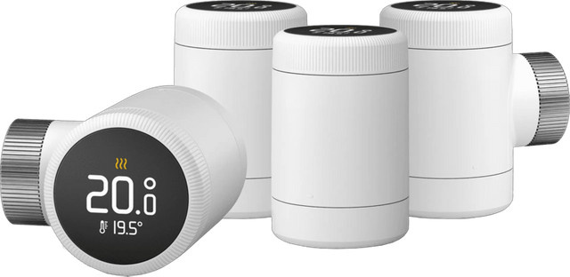 tado° X Smartes Heizkörper-Thermostat 4er-Set in Weiß mit App-Steuerung und Smart-Home-Integration - Bild 2