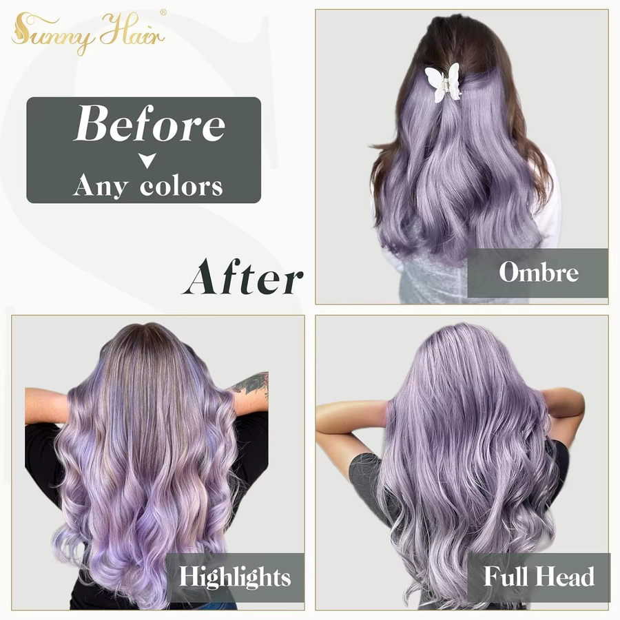 VeSunny Tape-in-Haarverlängerungen, Echthaar, Balayage, Skin Weft, gerade - Bild 6