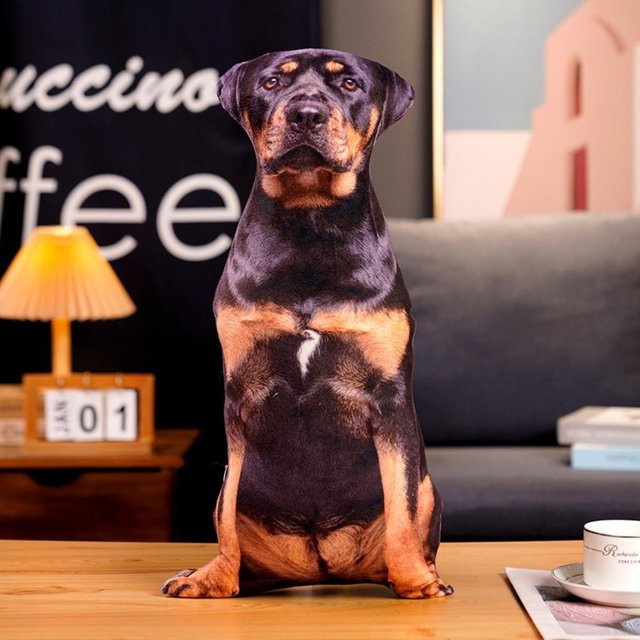 Yiran toy 3D Simulation Hund Plüschtier, ab 3 Jahren - Bild 1
