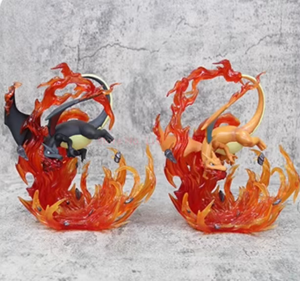 Bandai Pokémon Charizard Action Statue, Schwarz, 21 cm - Bild 2