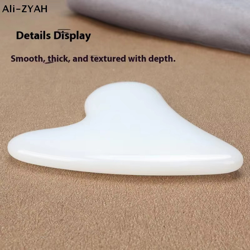 JETTING Gua Sha Gesichtsmassagegerät aus Silikon und Glas, Unisex - Bild 2