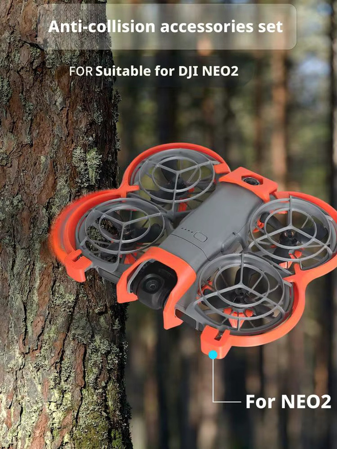 DJI NEO 2 Guards Rahmen Orange Anti-Kollision Schutzring und Stoßstange als Fahrwerk Zubehör - Bild 7