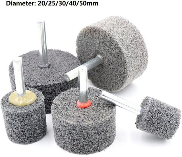 Vibratite Schleifen- und Polierkopf für elektrische Bohrer mit 1/4 Zoll Schaft, Zubehör für Dremel und Holzwerkzeuge, Grau - Bild 1