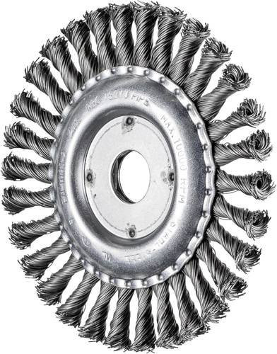 PFERD TOOLS Rundbürste gezopft für Winkelschleifer, Stahl-Draht, Silber, Durchmesser: 150 mm, Breite: 13 mm, Aufnahme: 22,2 mm - Bild 1