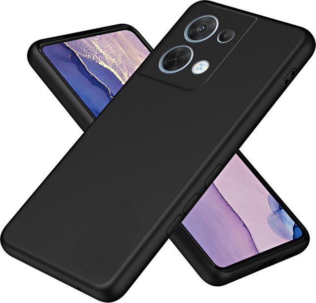 Stoßfeste Silikonhülle Basic Cover Case für Xiaomi Redmi Note 13, 14, 14S und 14 Pro Plus 5G in Schwarz - Bild 1