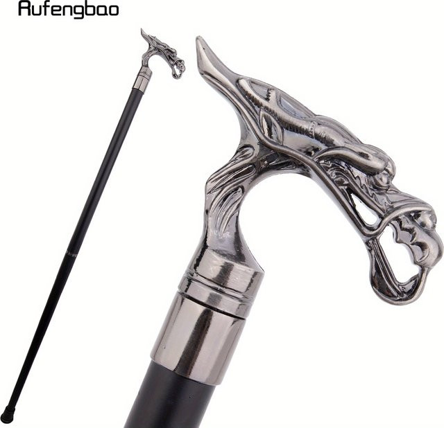 Rufengbao Gehstock, Silberner Drachenkopf, Herren, 92 cm - Bild 1