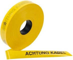3M Trassenwarnband Achtung Kabel Gelb 250m - Bild 1