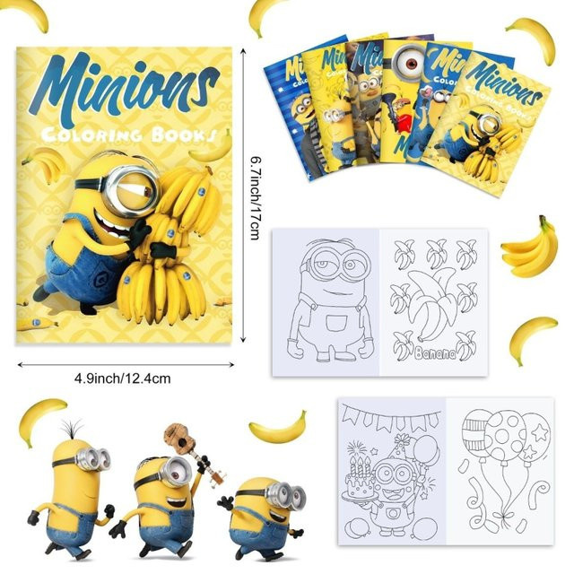 Minions Malbuch, Unisex, Bunt / Mehrfarbig - Bild 1