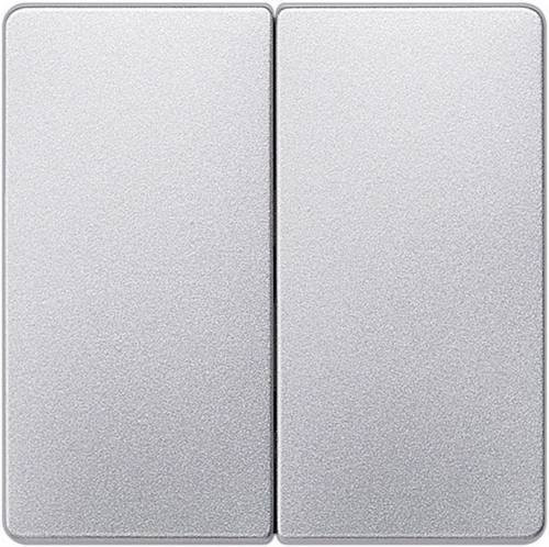 Siemens Schalterprogramm Abdeckung Delta Serienschalter in Aluminium Metallic - Bild 1
