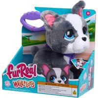 furReal Walk-a-Lots French Bulldog Spielfigur in Grau und Weiß - Bild 1