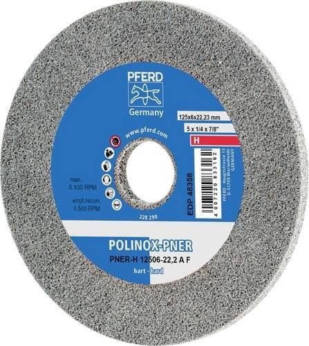 PFERD Schleifrad für Metall, Grau, Durchmesser: 125 mm, 5er Pack - Bild 1