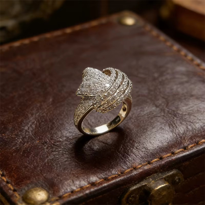 Ring Silber, Zirkonia, Damen, Hochzeit, Verlobung - Bild 4