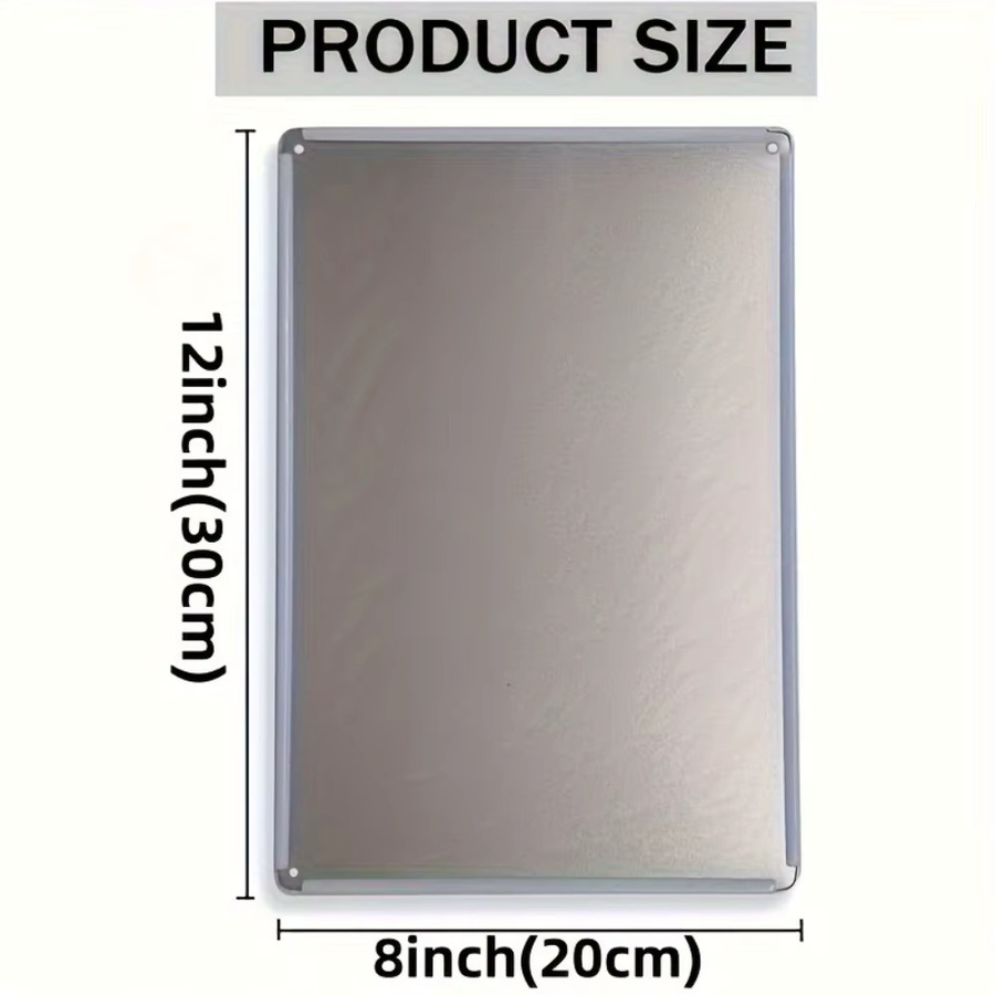 CIFBUY Vintage Metall-Trophäenplakette als flaches Wandschild zum Gravieren von Namen, Logos oder Daten, rechteckig - Bild 2