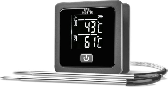 Grillmeister Funk-Grillthermometer Set GFGT 433 B2 und Bluetooth GTGT 2.4 A2 mit 2 Fühlern - Bild 1