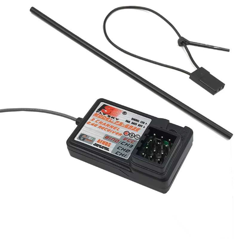 Flysky FS-GR3E 3-Kanal 2,4 G GR3E-Empfänger mit Failsafe, black - Bild 2
