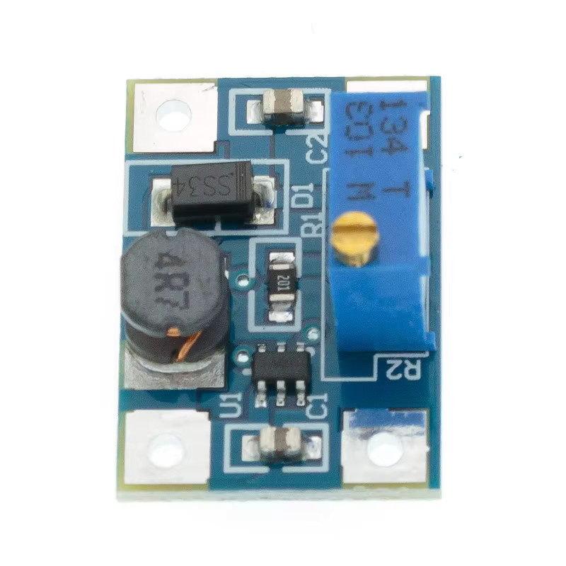 AITEXM ROBOT SX1308 DC-DC Step-Up Boost Wandler Modul in Blau, einstellbarer Leistungsregler 2-24V auf 2-28V mit 2A - Bild 2